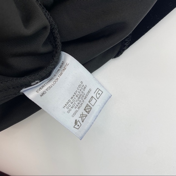 SOLD LPA Audra Dress Velvet Diamond Fringe womens XL black silver gemstone - Picture 9 of 16